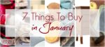 What to Buy in January - Seasonal Deals